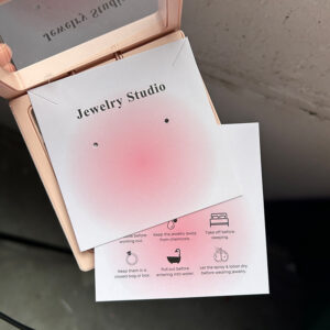 custom paper jewelry cards