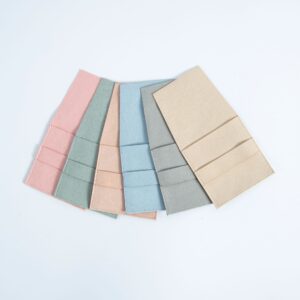 Embossed jewelry bag with band