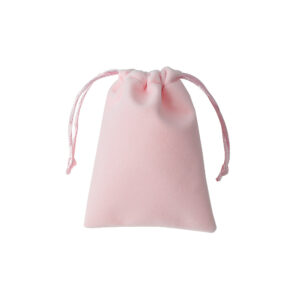 pink velvet pouch