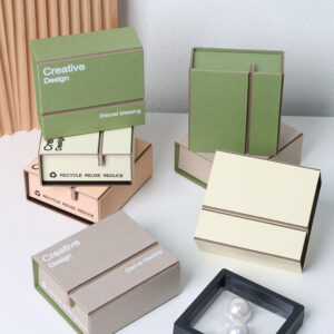 Foldable Rigid Cardboard Jewelry Box