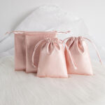 PU Leather Jewelry Pouch with String