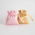 Satin jewelry pouch