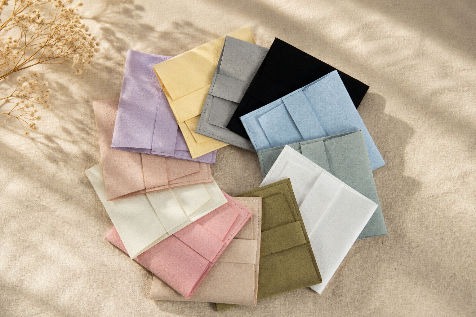 Microfiber Jewelry Pouch with Band