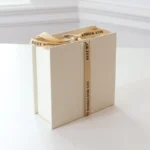 Magnetic Book-Style Jewelry Box with Ribbon