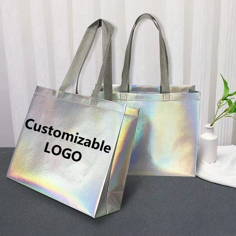 Custom Holographic Non-Woven Bags with Lamination