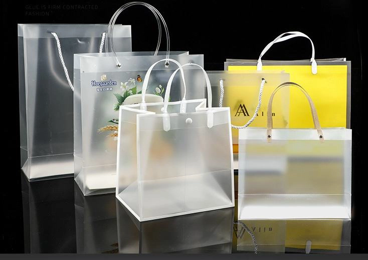 Custom Frosted PP Handbags