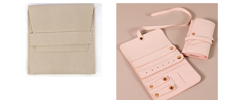 Tuck-In and Band Closures jewelry pouch