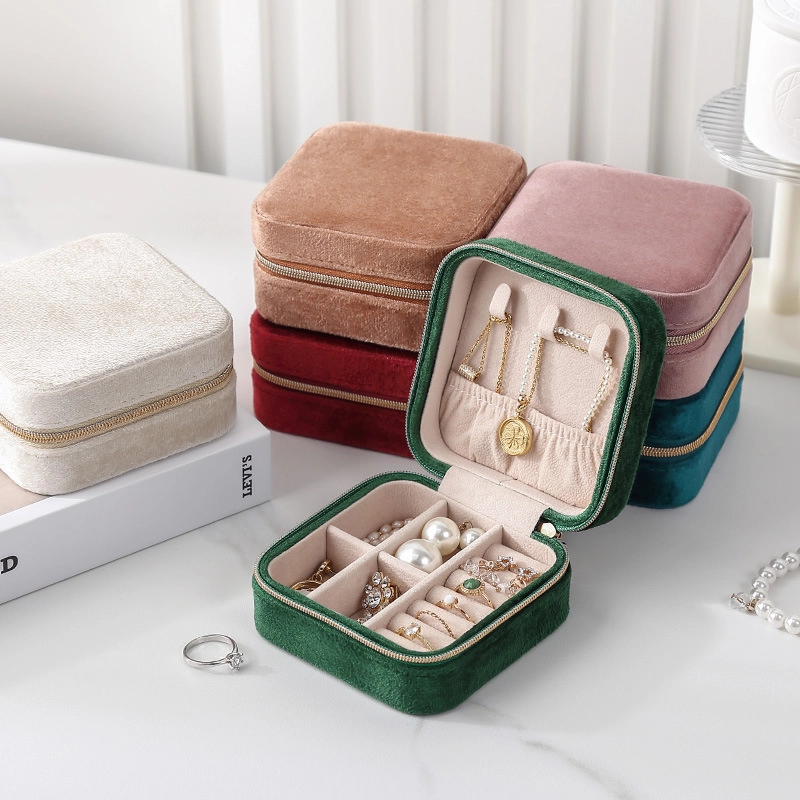 Custom Velvet Travel Jewelry Box