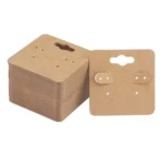Custom 5 x 5 cm Earring Display Cards