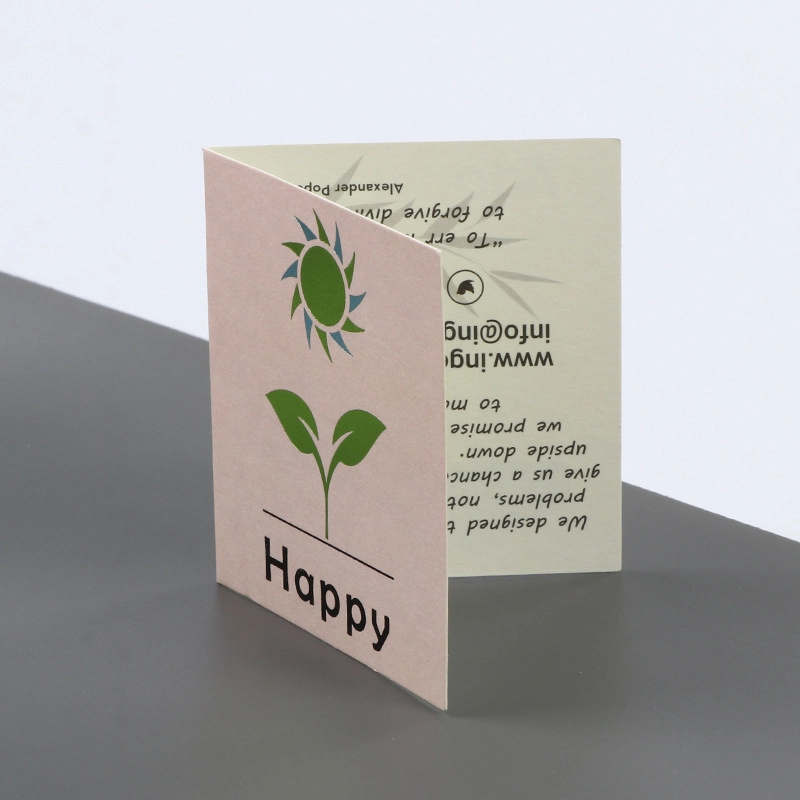 Custom Folded Thank You Cards for After-Sales Packaging