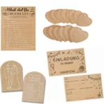Custom kraft paper thank you cards