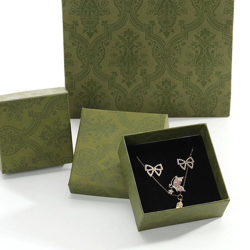 Green Pattern Jewelry Box