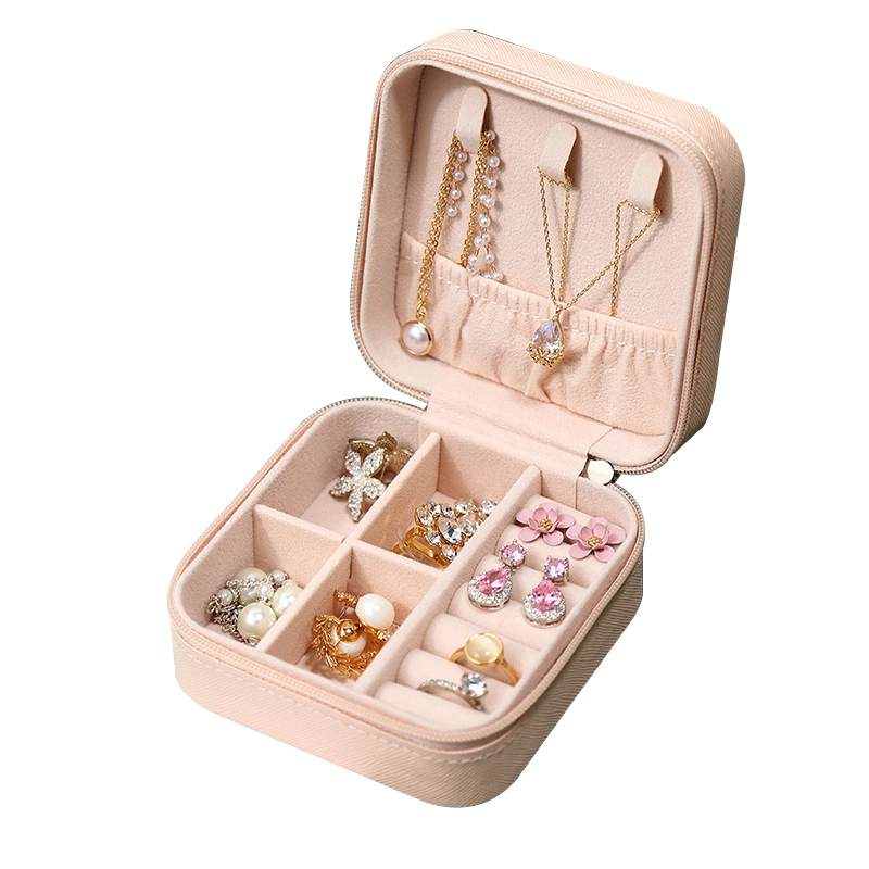 Custom PU Leather Travel Jewelry Box